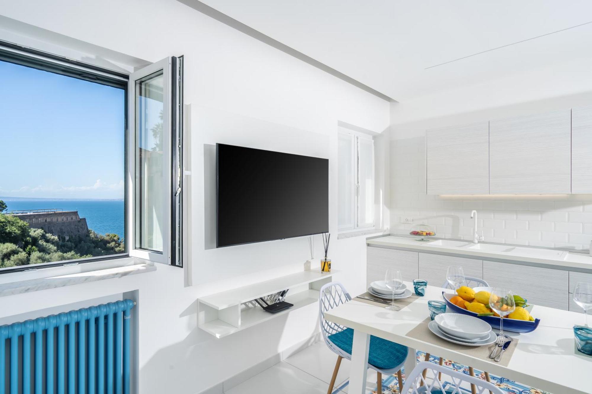 Sea View Deluxe Apartments Vico Equense Dış mekan fotoğraf